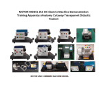 MOTOR MODEL (AC DC Electric Machine Demonstration Training Apparatus Anatomy Cutaway Transparent Didactic Trainer)